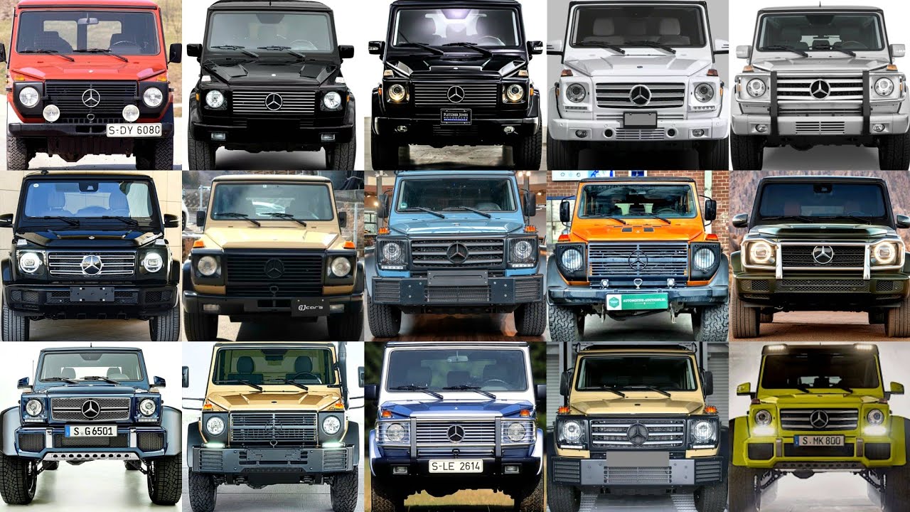 Mercedes G-Class History! Evolution of a Legend (1979 - 2024