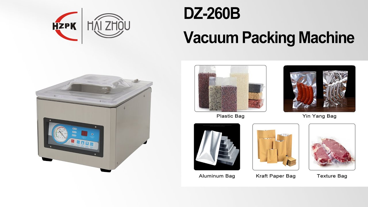 DZ 260B Small Desktop Vacuum Sealer Machine - YouTube