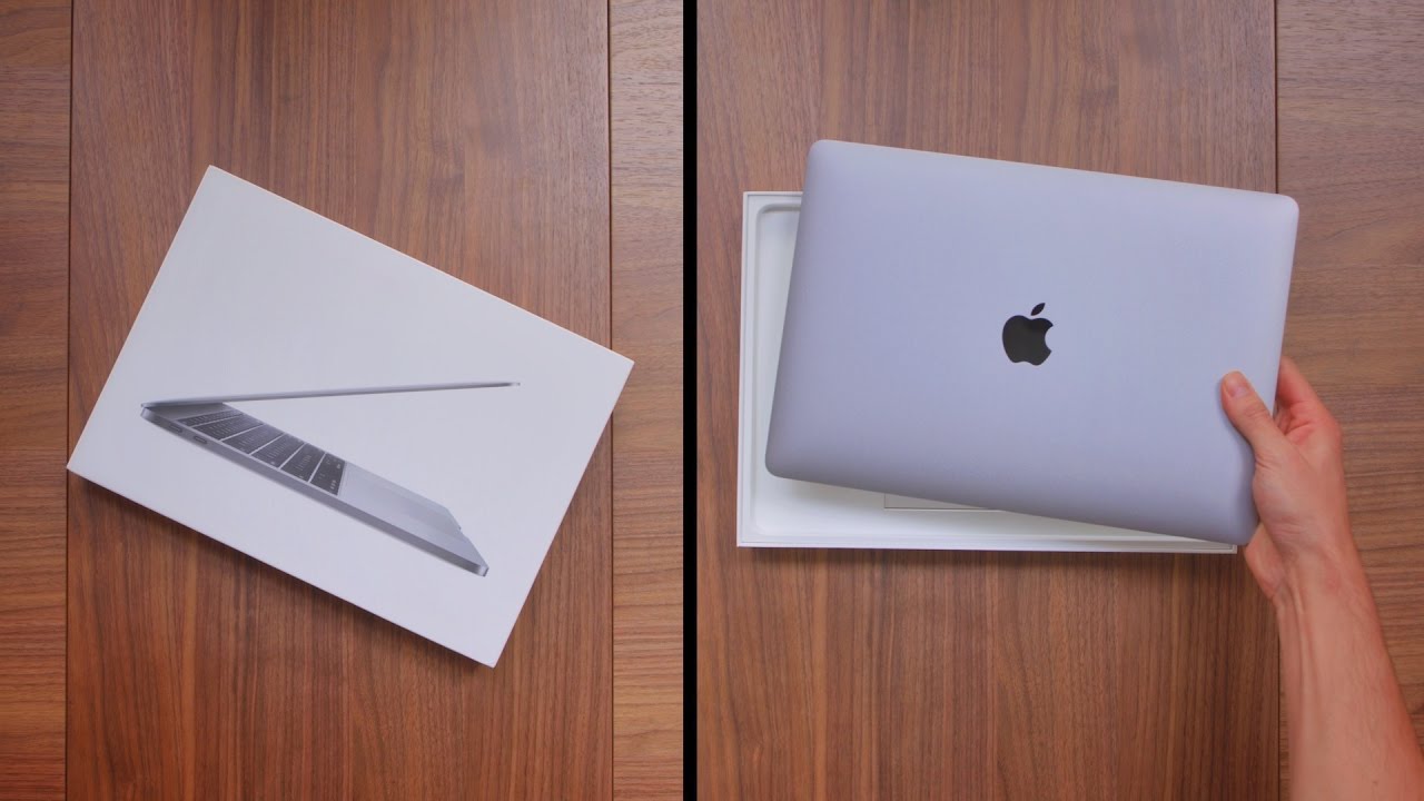 13-inch Space Gray MacBook Pro Unboxing! (2016) - YouTube