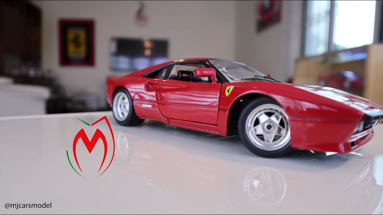Ferrari 288 GTO By Hotwheels in 1/18 scale model. - YouTube
