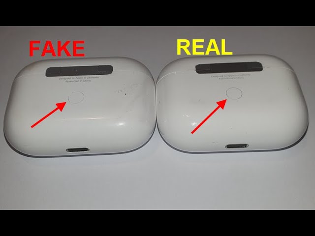 Airpods pro real vs fake. How to spot counterfeit / clone Apple