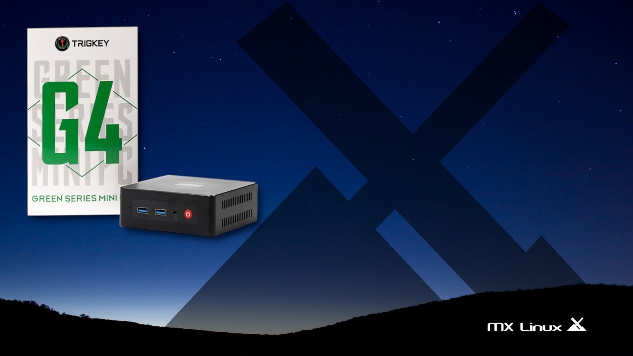 MX Linux 23.1 (AHS) on my Trigkey 'Green G4' mini PC - YouTube