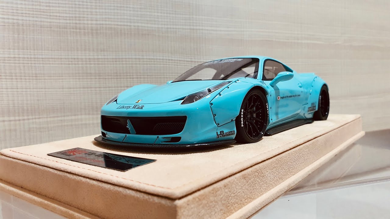 Limited Edition LB Ferrari 458 from Liberty Walk 1:18 Scale