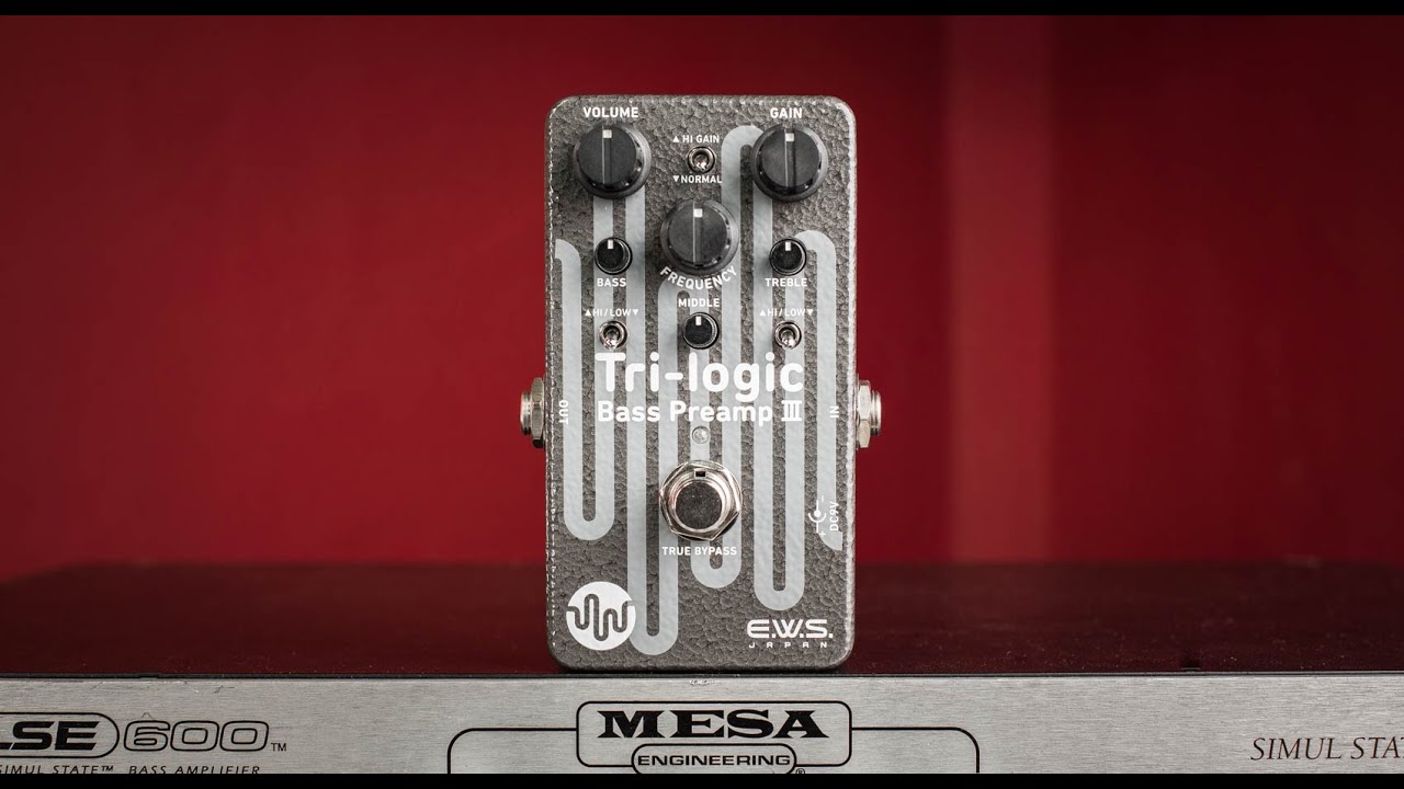 EWS Tri-logic Bass Preamp 3 - DEMO - YouTube