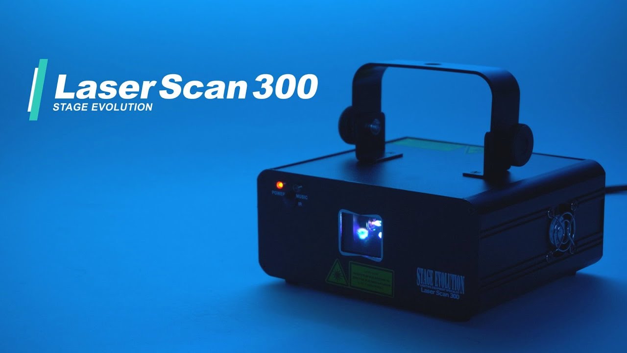 STAGE EVOLUTION / Laser Scan 300 レーザー - YouTube