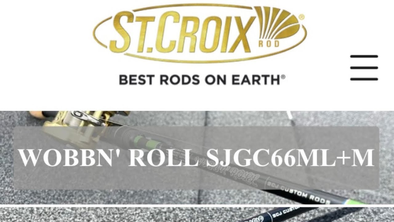 ウォブンロールSJGC66ML+M【バス釣り】グラスコンポジットロッド - YouTube