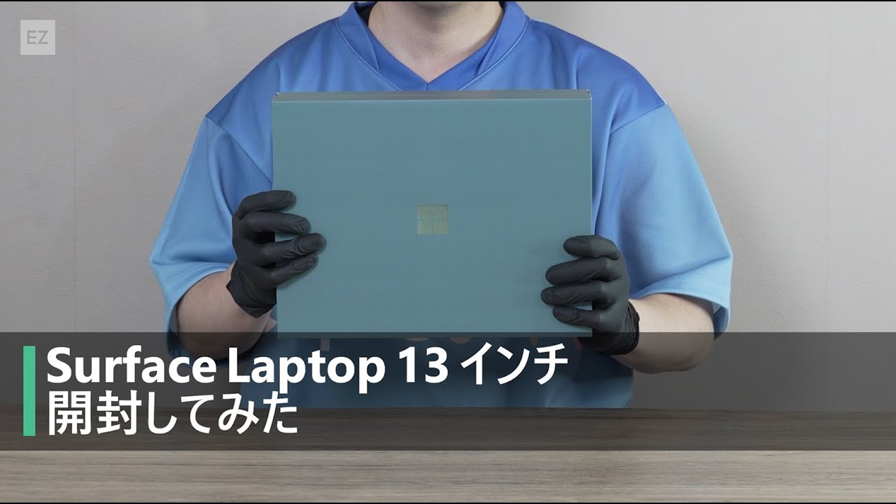Surface Laptop 13 インチ 開封してみた - YouTube