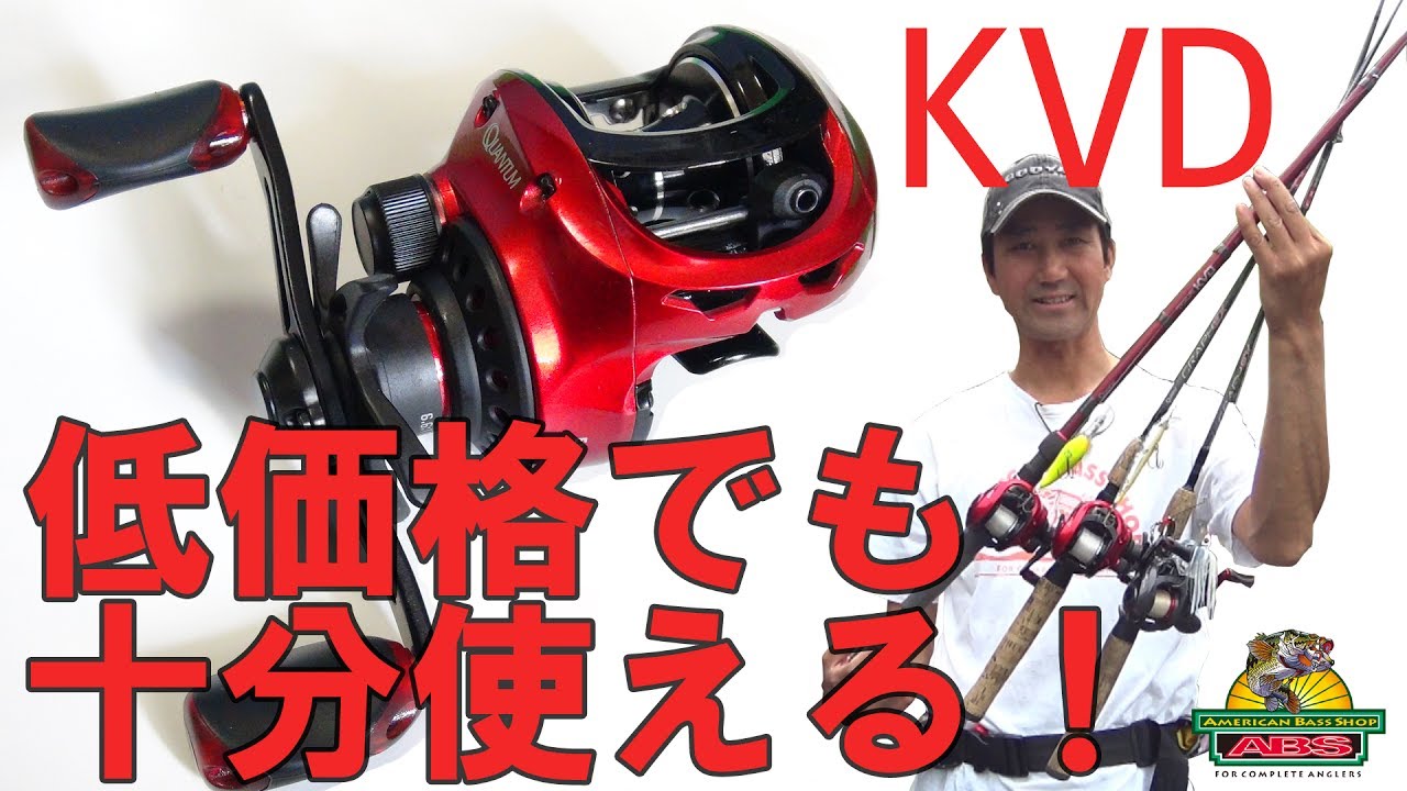 低価格でも十分使えるバスフィッシングベイトリール クァンタム パルス