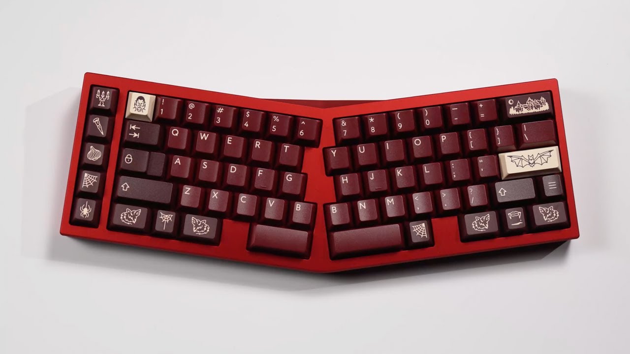 Boomerang build guide & typing sound test - YouTube