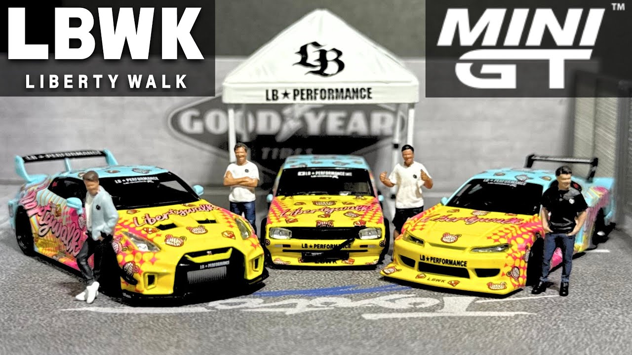 Unboxing MINI GT X LBWK KUMA | LBWK Skyline Kenmeri, LBWK 35GT-RR