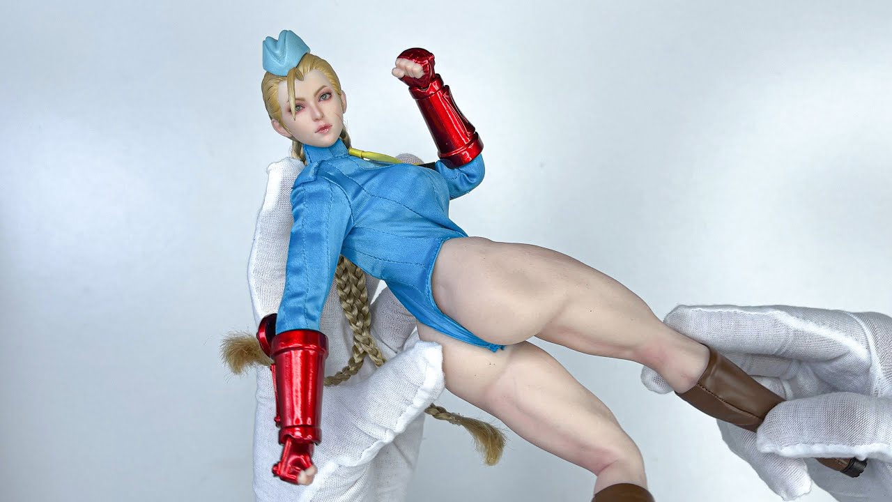 Unboxing] Play Toy Cammy - Street Fighter P020B Blue Outfit 12