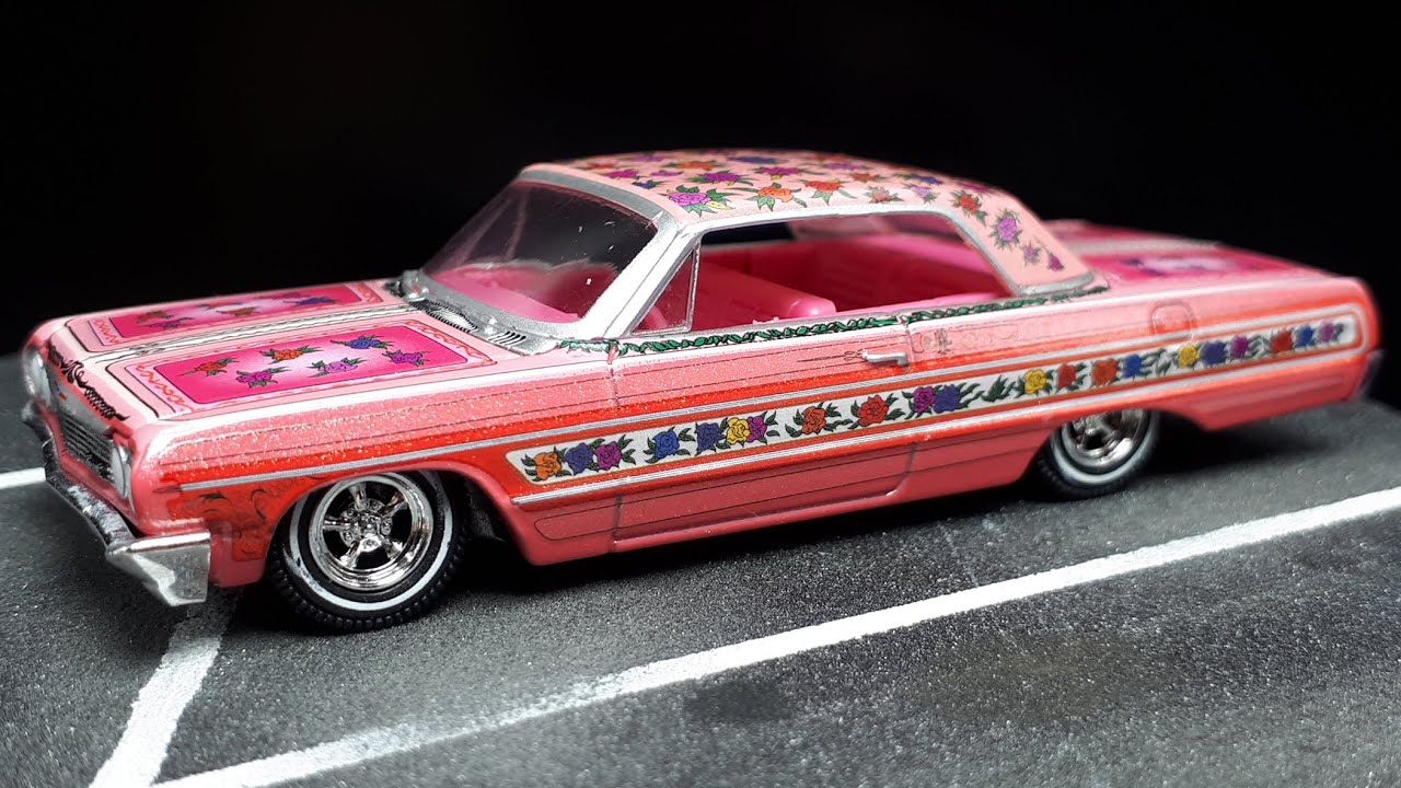 1/64 Chevy Impala Lowrider Gypsy Rose 1964 by Greenlight Lowriders