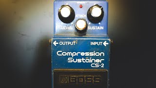 My MIJ BOSS CS-2 Compression Sustainer Pedal - YouTube