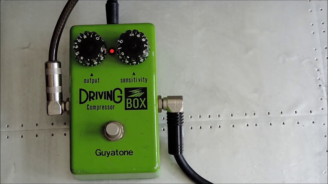 Guyatone Driving Box, PS 103 Guitar Compressor - YouTube