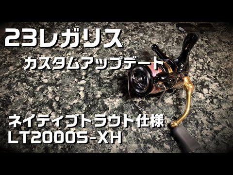 23 Regalis LT2000S-XH Custom [Reel Custom] - YouTube
