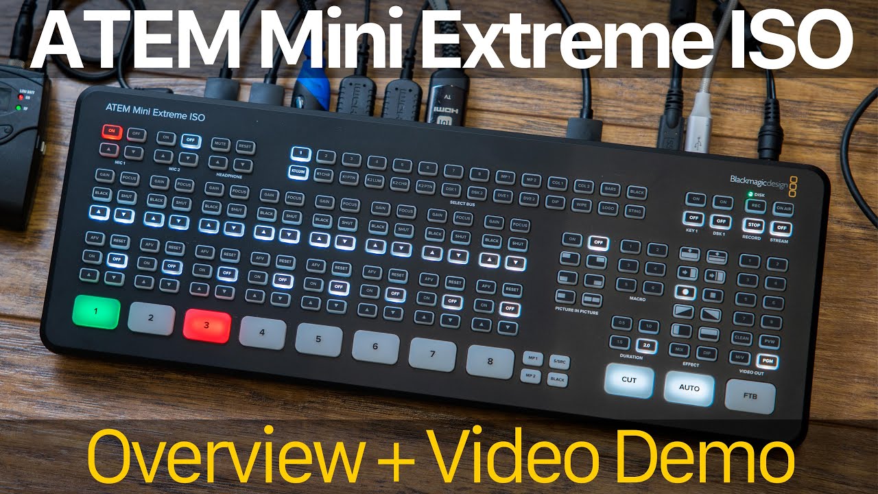 Blackmagic ATEM Mini Extreme ISO: Overview and Live Demo - YouTube