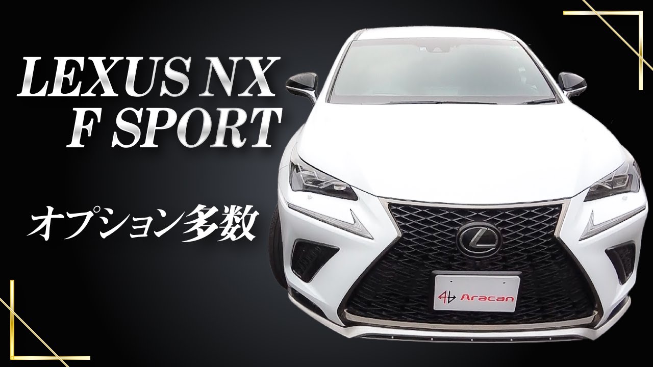 Lexus NX F SPORT for XXX million yen! Equipped with the White Nova