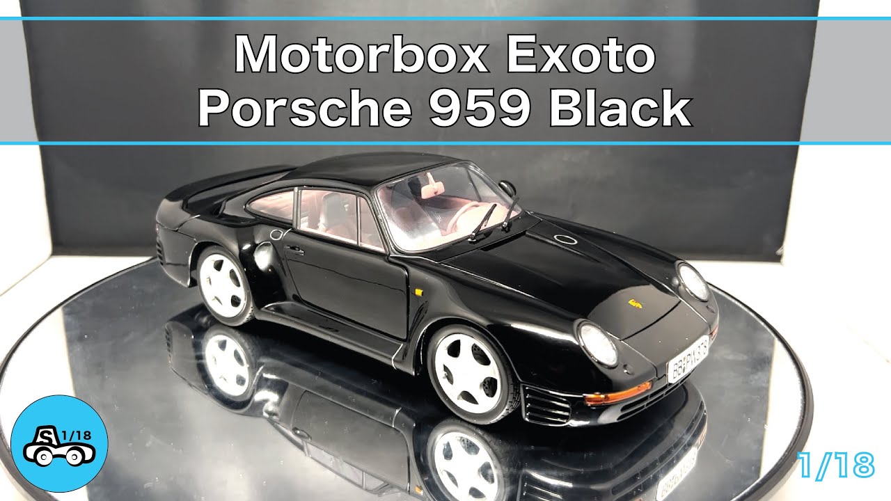Motorbox Exoto Porsche 959 Black 1/18 - YouTube
