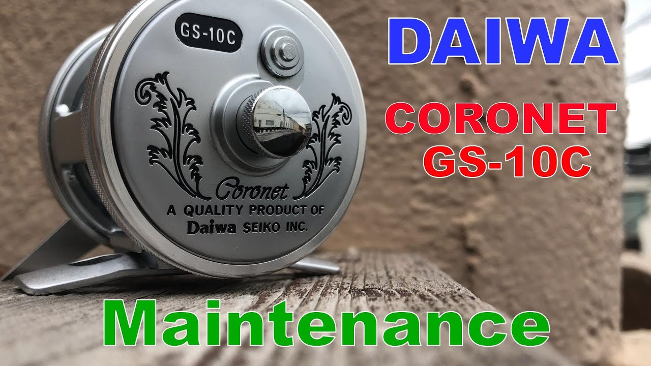 DAIWA CORONET GS-10C メンテナンス - YouTube