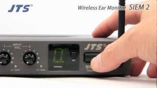 JTS / ワイヤレス インナーイヤーモニターシステム SIEM-2 - YouTube