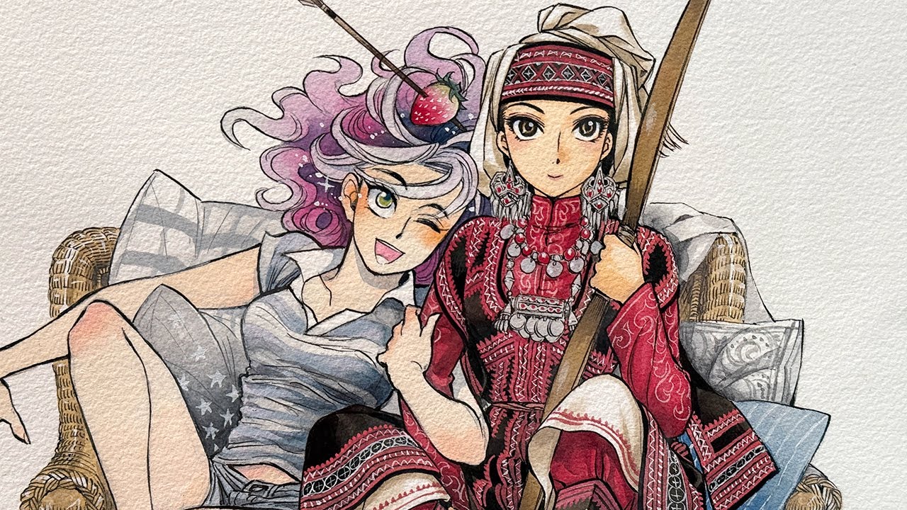 世田谷文学館「漫画家・森薫と入江亜季 展」 - YouTube