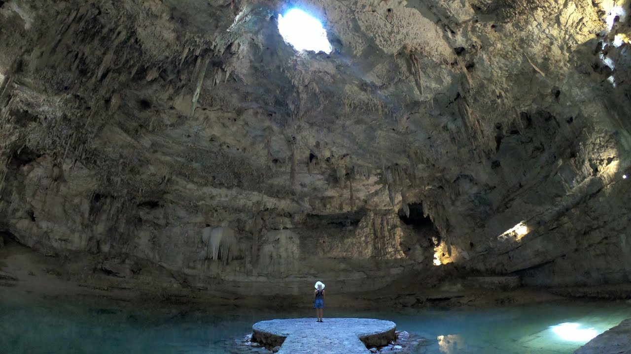 Sightseeing at home】Cenote Suytun, A mysterious fountain in which