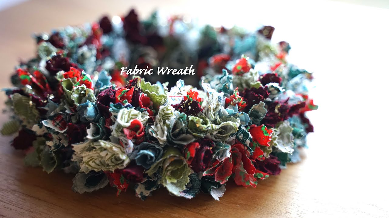 使わないけど捨てられない… 思い出の詰まった布で素敵なリースを作ろう