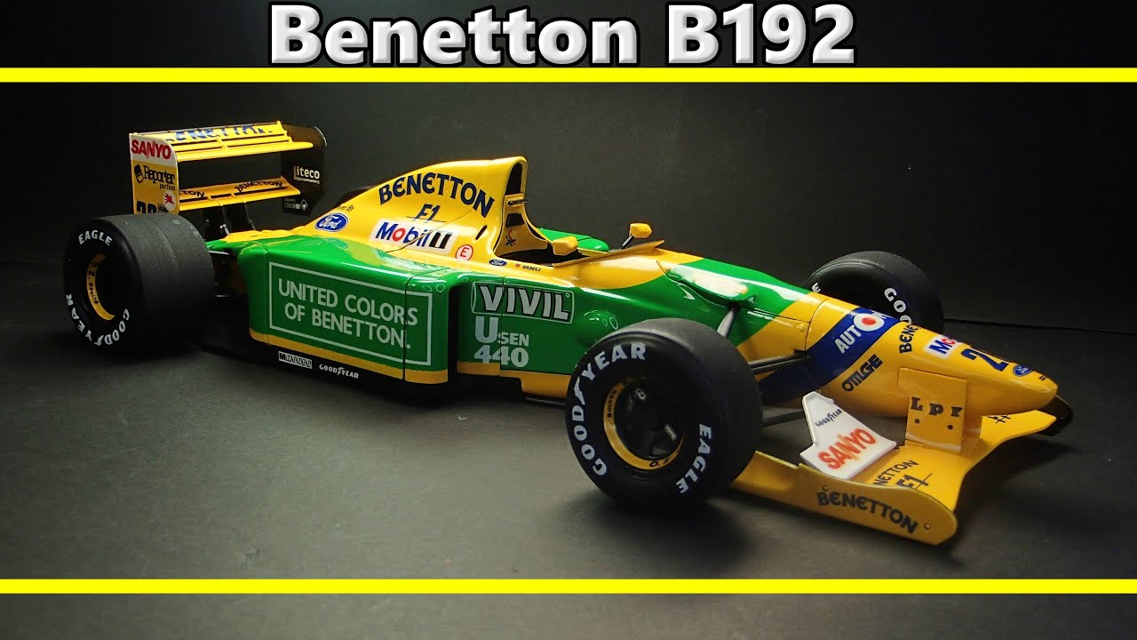 Benetton B192 / TAMIYA 1/20 Formula one / Scale Model / F1 - YouTube