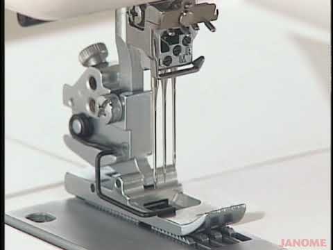 カバーステッチ専用機 エスプリ 796R - YouTube