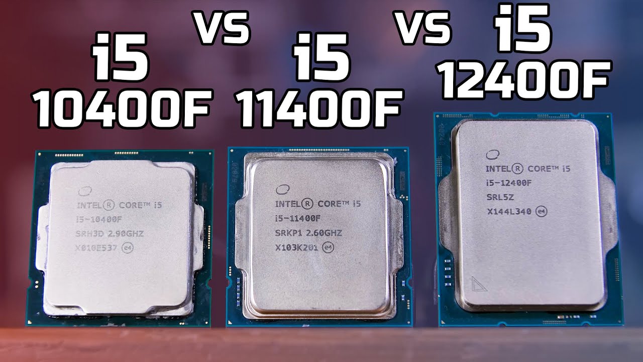 Intel i5 12400F vs 11400F vs 10400F – Gaming & Productivity