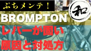ブロンプトンぷちメンテナンス - YouTube