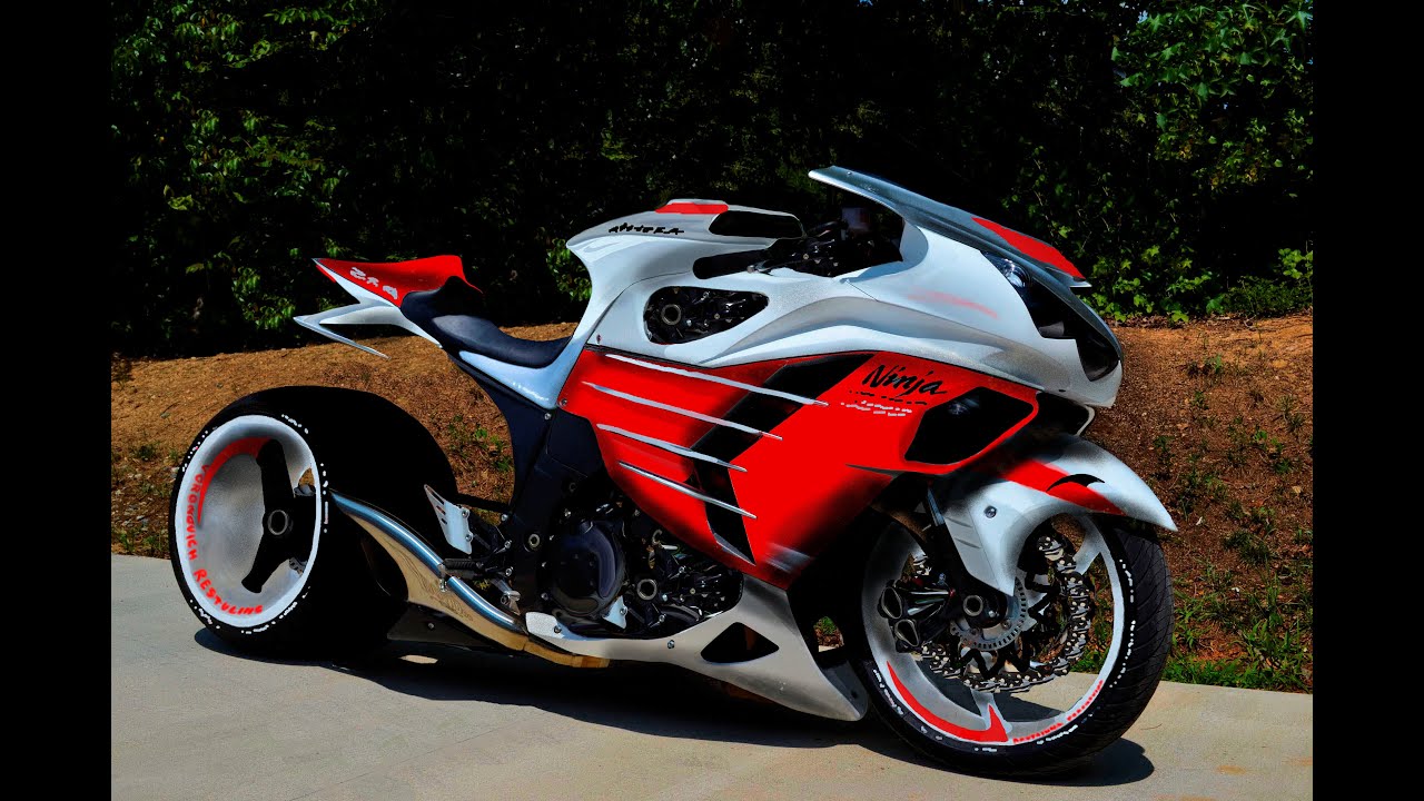 KAWASAKI ZX-14 upgrade by DesignVRSC334 - YouTube