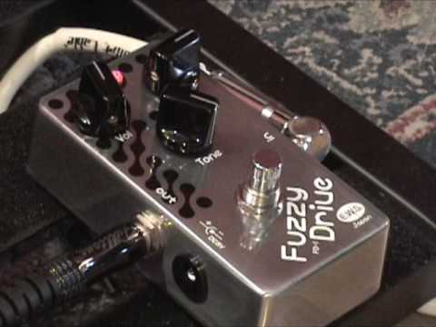 EWS Effects FUZZY DRIVE guitar effects pedal demo w SG & Dr Z MAZ