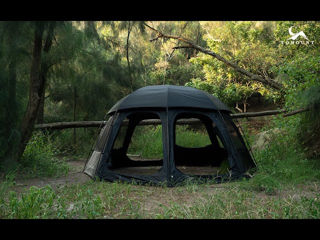 TOMOUNT ドームテントの設営方法【2022年新素材】【ブラックガム