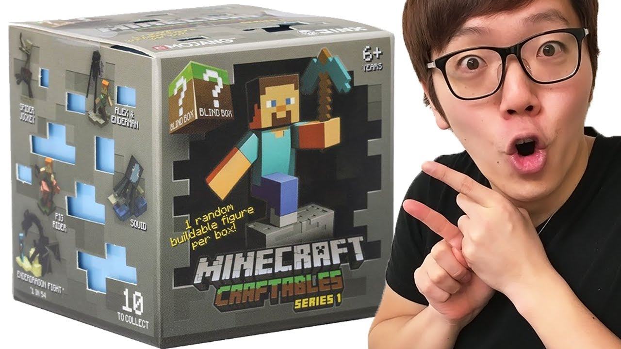 Unboxing 5 Minecraft diorama figures! - YouTube