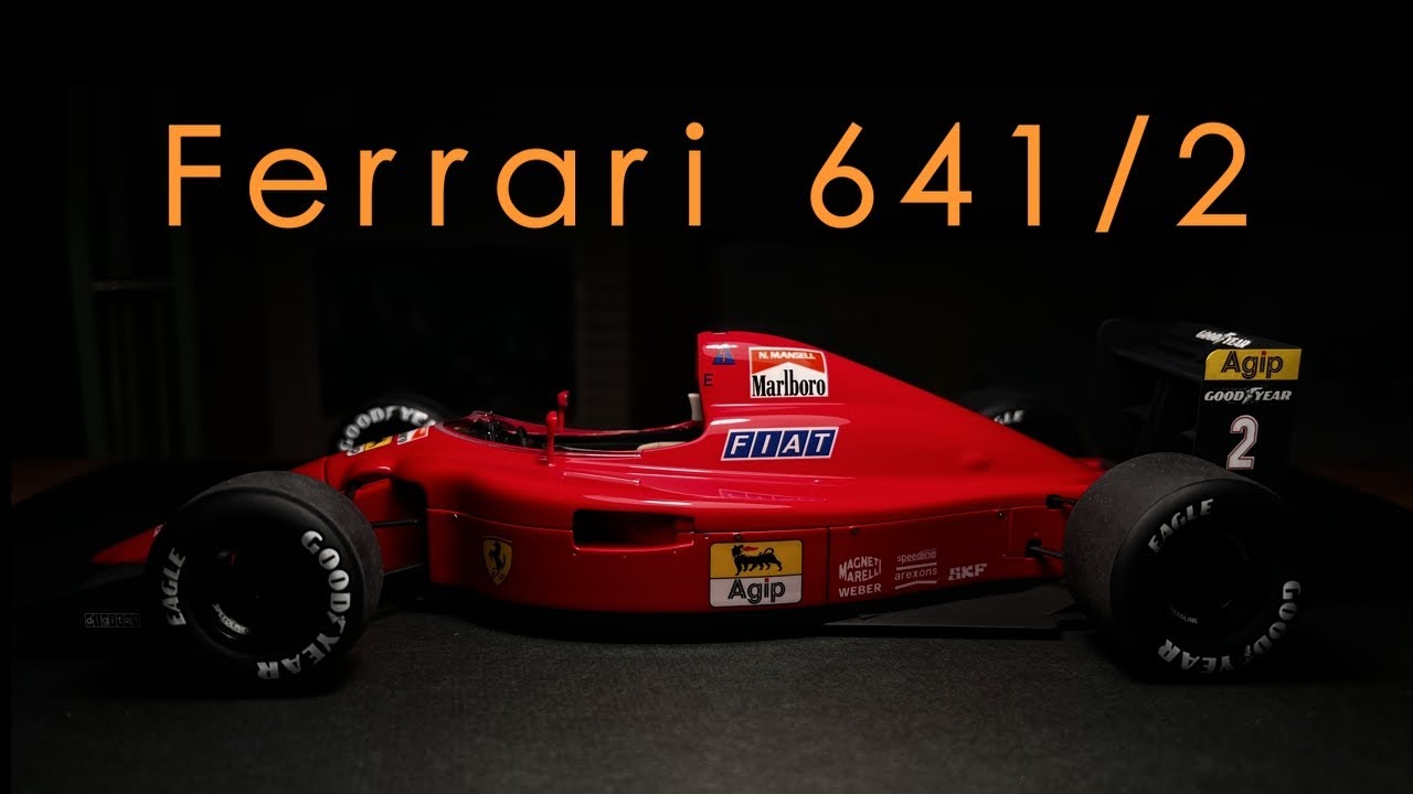 Ferrari 641/2 1/20 FUJIMI f1 scale plastic model [Full Build