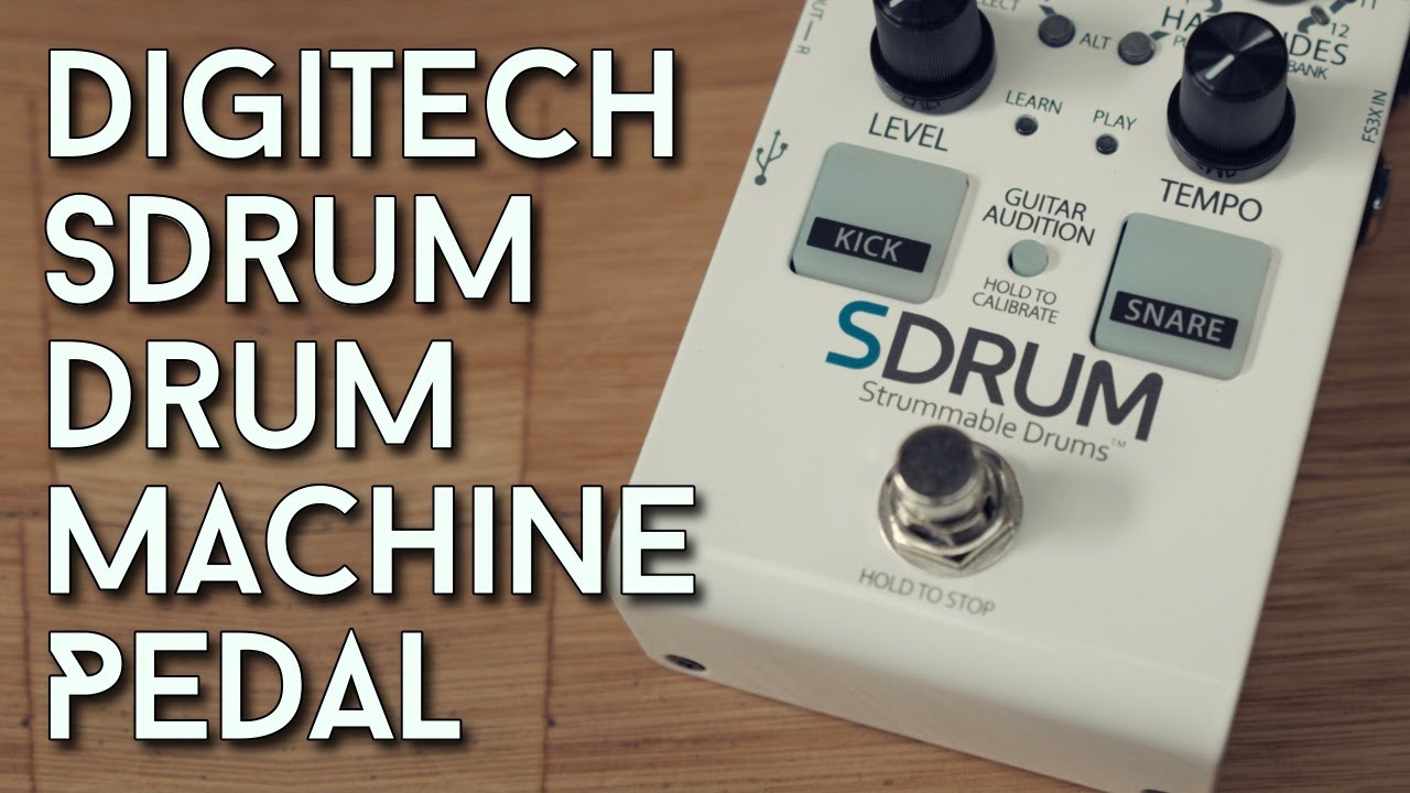 No Drummer? No Problem! Digitech SDrum Review - YouTube