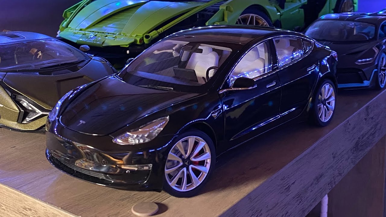 The Official Tesla Model 3 Scale 1/18 Model! - YouTube