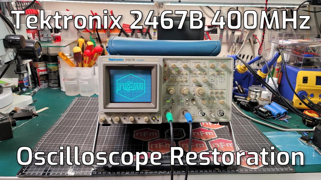 Vintage Kikusui OP-31C Vacuum Tube Oscilloscope Restoration - YouTube