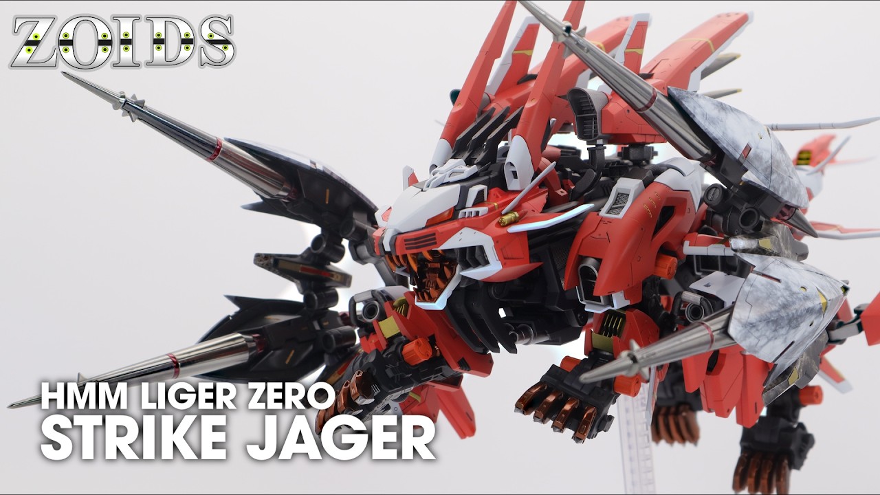 ZOIDS全塗装】戦場を駆ける赤きエース！HMMライガーゼロイエーガーの