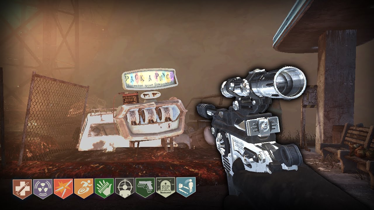 BO2 Reimagined: Trenches Survival Map - COD BO2 Custom Zombies Map