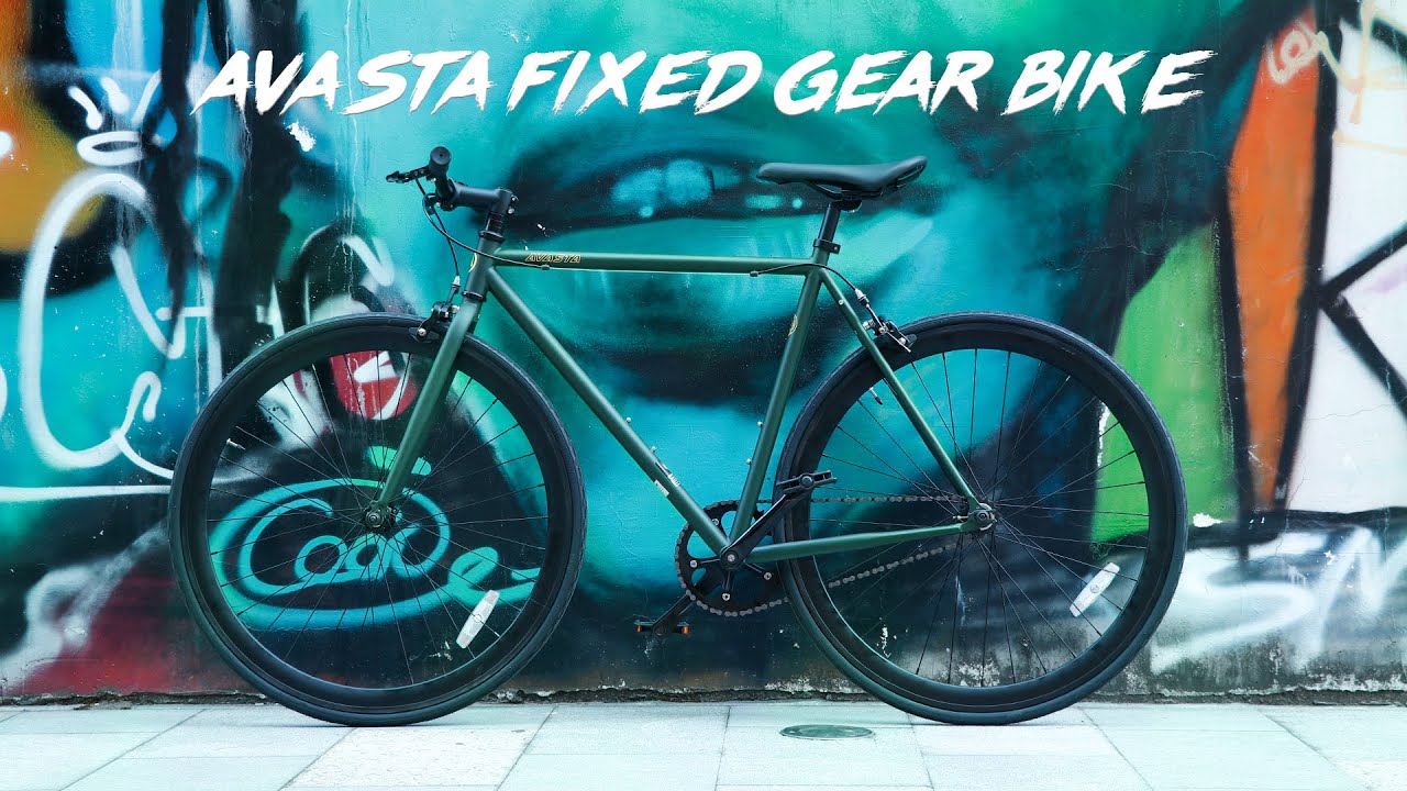 AVASTA ピストバイク固定ギア自転車の組み立て - YouTube