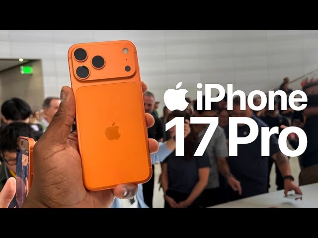 iPhone 17 Pro/ Pro Max Cosmic Orange Hands-on🔥 - YouTube