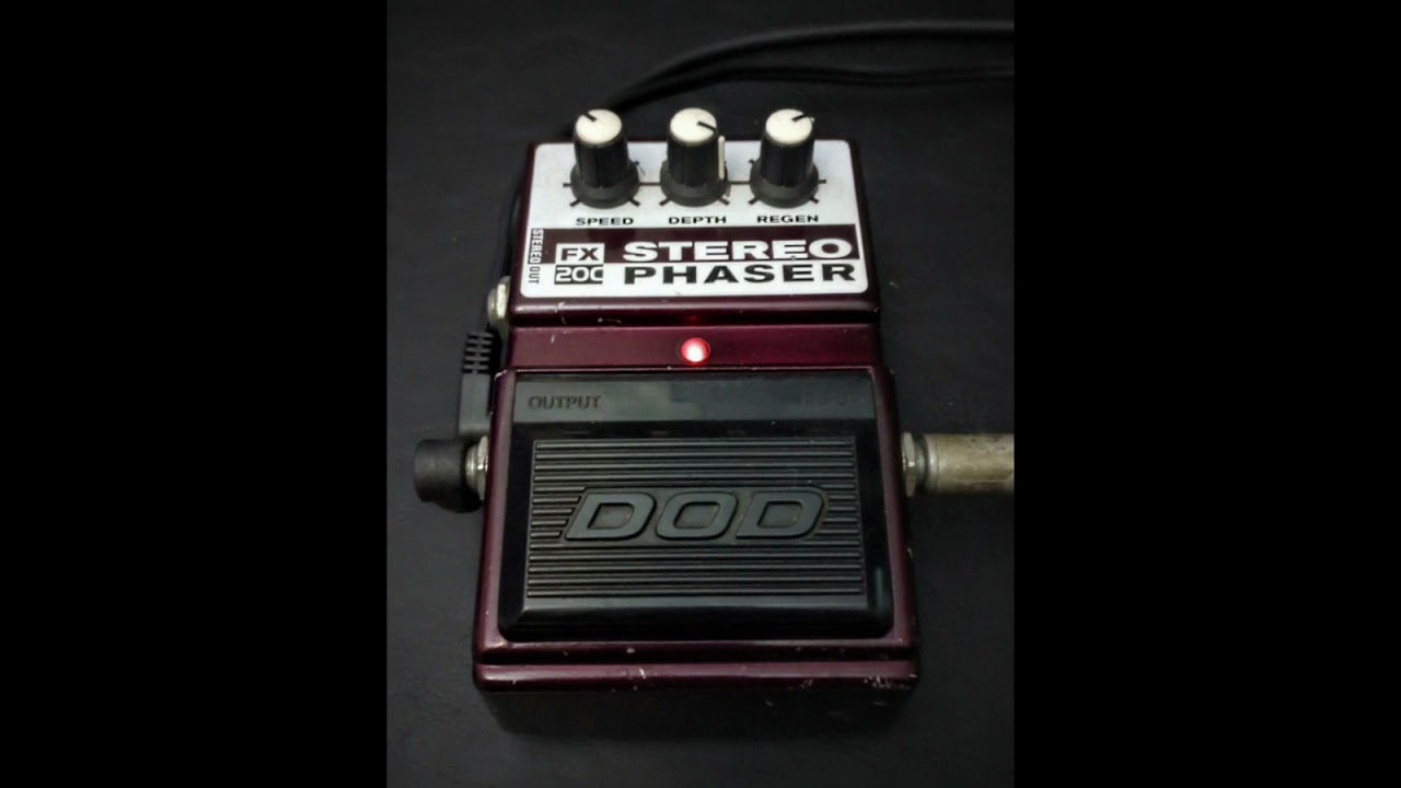 DOD Stereo Phaser FX 20C - YouTube