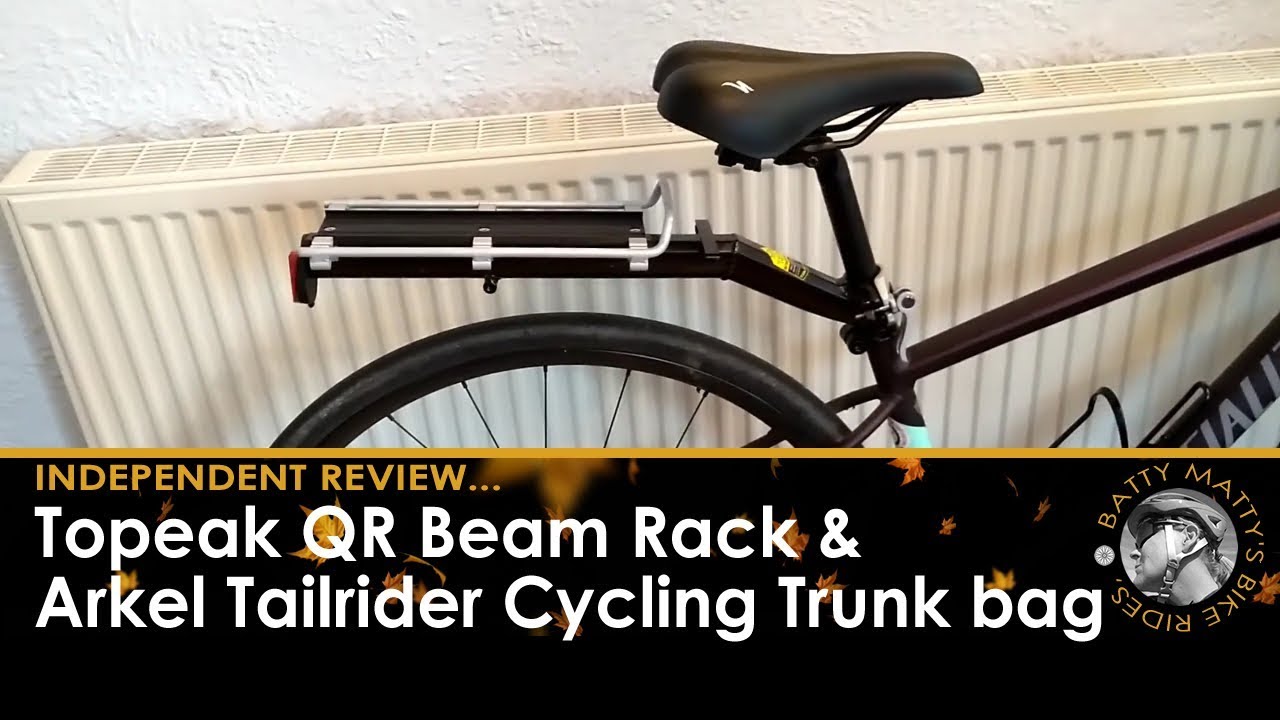 わらびもちTOPEAK MTXバッグ と QR BEAM RACK Topeak MTX Beam Rack