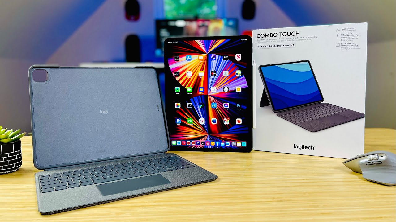 Logitech Combo Touch for iPad Pro 12.9 M1(5th Gen) - YouTube