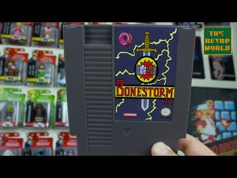 Bonestorm NES Cart Simpsons Collectible - YouTube