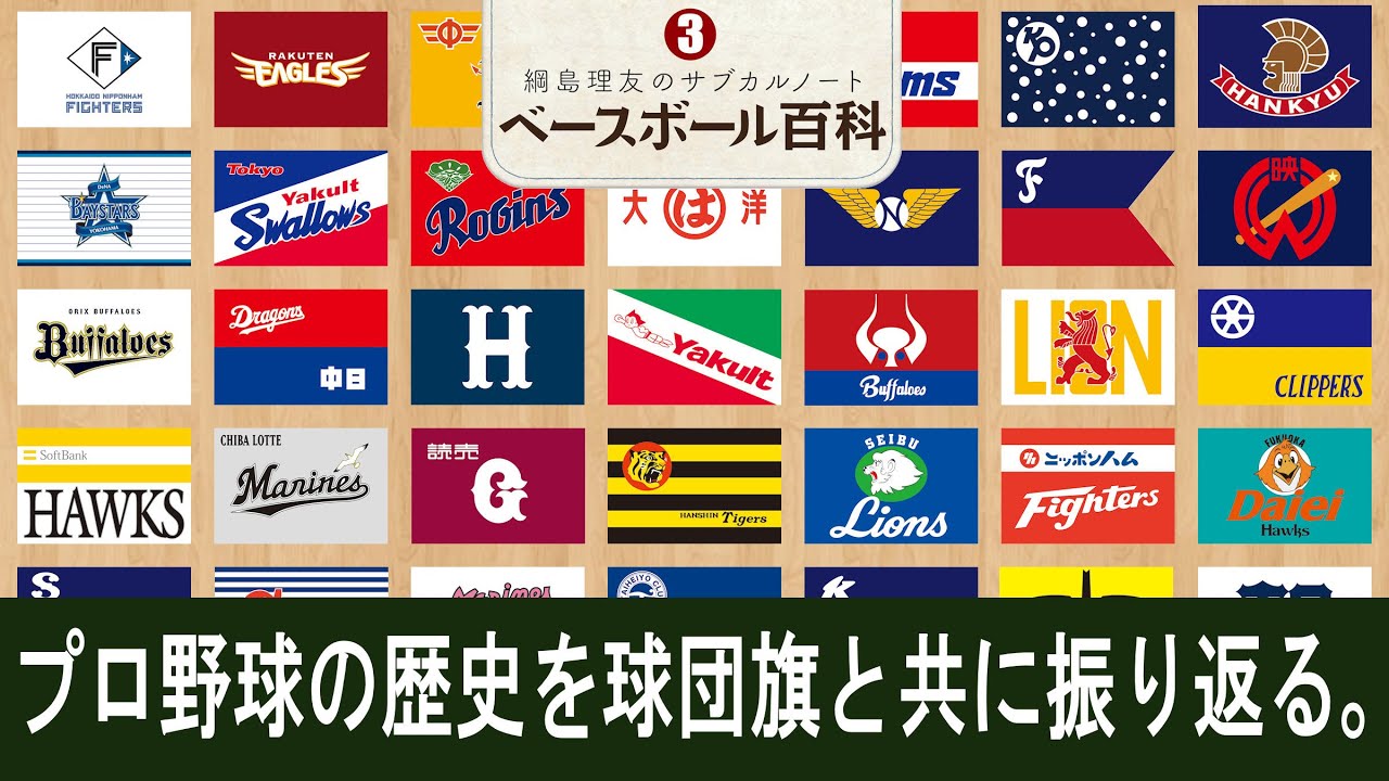 球団旗で振り返るプロ野球の歴史 - YouTube