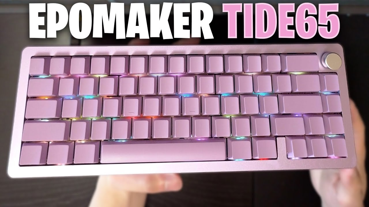 This Keyboard is Too Nice | Epomaker Tide65 Review - YouTube