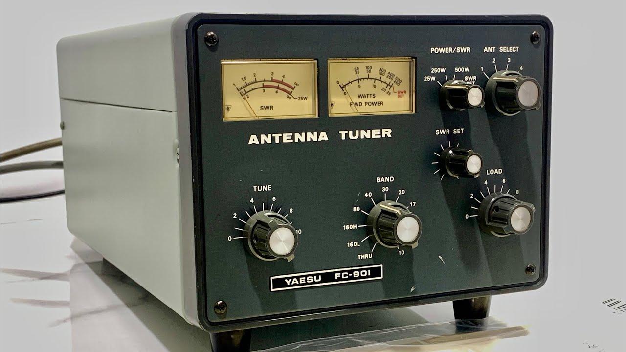 💢Yaesu FC-901 HF Tuner 500W💢 - YouTube